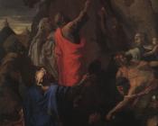 尼古拉斯普桑 - Moses Bringing Forth Water from the Rock